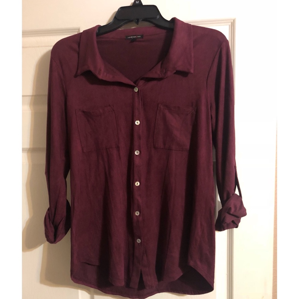 Suede marrón shirt